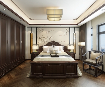 Chinese Style Bedroom-ID:779938942