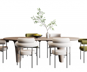 Modern Dining Table And Chairs-ID:132792954