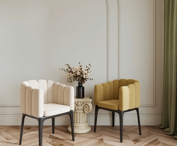 Modern French Style Single Chair-ID:702384953
