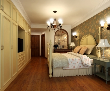 American Style Bedroom-ID:370467903