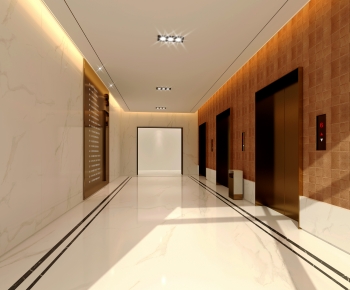 Modern Office Elevator Hall-ID:903975961