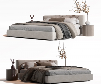 Modern Double Bed-ID:134074931