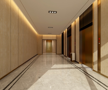 Modern Office Elevator Hall-ID:428792006