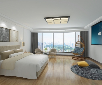 New Chinese Style Bedroom-ID:233488084