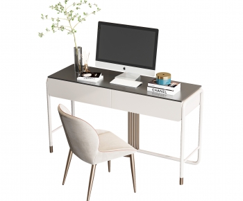 Modern Computer Desk And Chair-ID:334391128