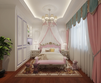 European Style Girl's Room Daughter's Room-ID:253463989