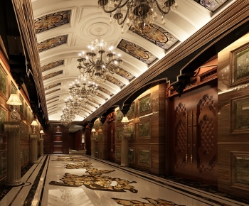 European Style Classical Style Corridor-ID:607105972