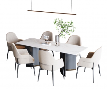 Modern Dining Table And Chairs-ID:105700976