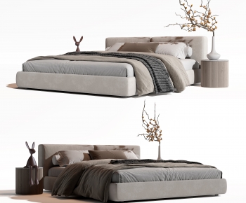 Modern Double Bed-ID:378940118