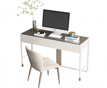 Modern Computer Desk And Chair-ID:483838085