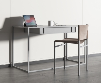 Modern Computer Desk And Chair-ID:794841057