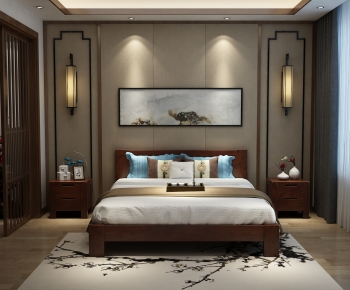 Chinese Style Bedroom-ID:427256115