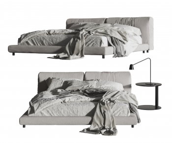 Modern Double Bed-ID:681462054