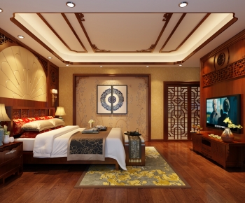 Chinese Style Bedroom-ID:453200105