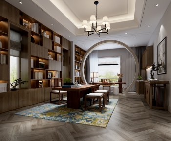 New Chinese Style Study Space-ID:787431965