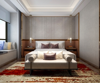 New Chinese Style Bedroom-ID:851825002