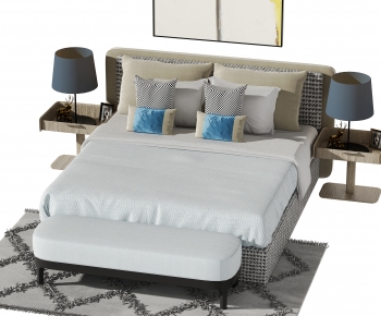 Modern Double Bed-ID:286413917