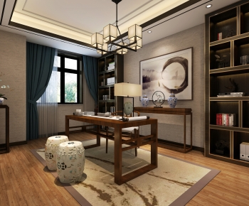 New Chinese Style Study Space-ID:530792957