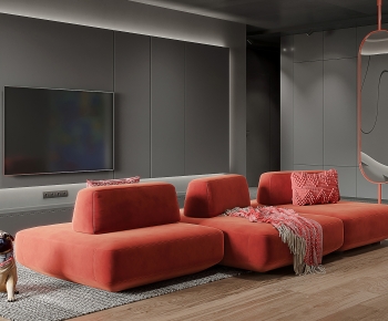 Modern A Living Room-ID:888123994