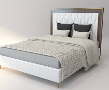 Modern Double Bed-ID:191796063