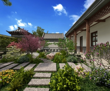 中式庭院/景观-ID:139554982