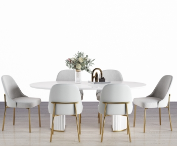 Modern Dining Table And Chairs-ID:670171983