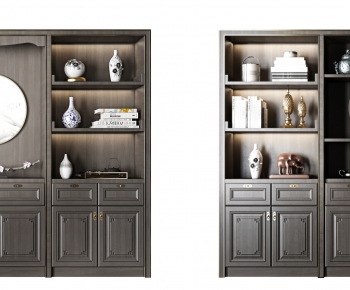New Chinese Style Bookcase-ID:100200285