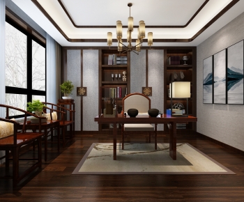 New Chinese Style Study Space-ID:792475945