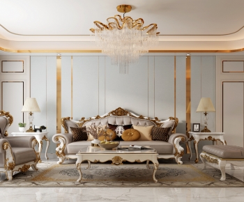 European Style A Living Room-ID:714855911
