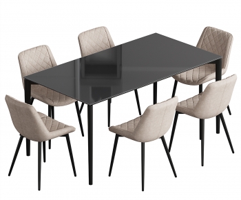 Modern Dining Table And Chairs-ID:404524097