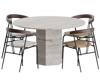 Modern Dining Table And Chairs-ID:444644935