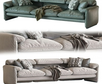 Modern Three-seat Sofa-ID:175204042
