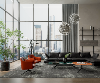Modern A Living Room-ID:235440024