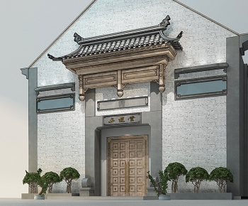 Chinese Style Facade Element-ID:124941119