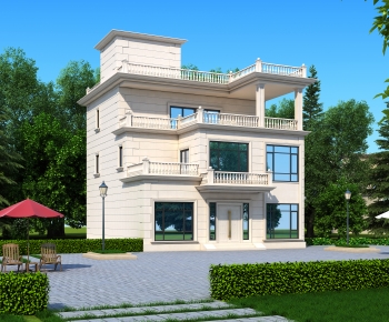 Modern Villa Appearance-ID:105803014