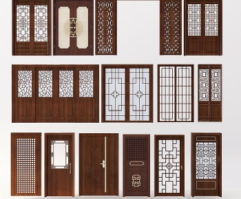 Chinese Style Door-ID:517529011