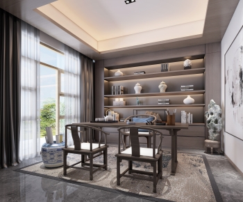 New Chinese Style Study Space-ID:225265039