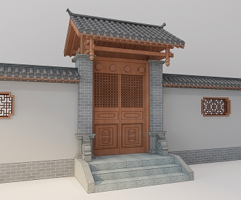 Chinese Style Facade Element-ID:949321994