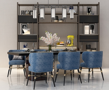 New Chinese Style Dining Table And Chairs-ID:141736986