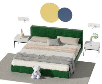 Modern Double Bed-ID:462167024