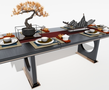 New Chinese Style Dining Table-ID:744409088