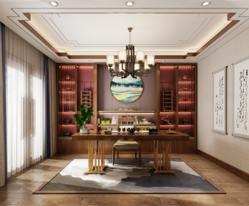 New Chinese Style Study Space-ID:534030914