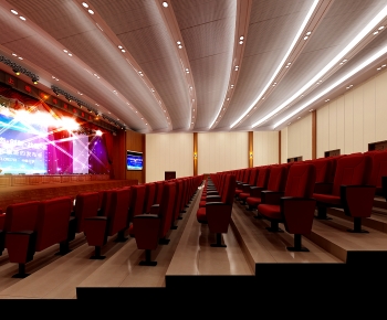 New Chinese Style Office Lecture Hall-ID:886713039