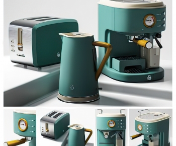 Modern Kitchen Electric Coffee Machine-ID:498476985