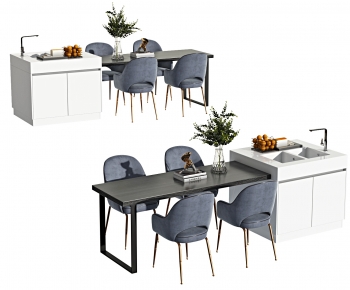 Modern Dining Table And Chairs-ID:532907015