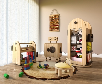 北欧实木儿童家具儿童玩具-ID:442785982
