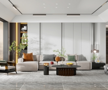 Modern A Living Room-ID:636492015