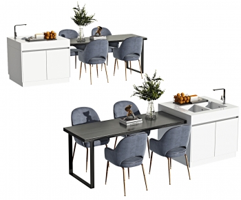 Modern Dining Table And Chairs-ID:692635069