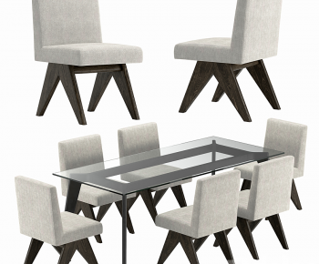 Modern Dining Table And Chairs-ID:150850064