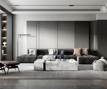 Modern A Living Room-ID:989252092